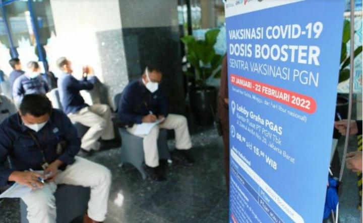 Subholding Gas Pertamina Selenggarakan Vaksinasi Booster Pekerja, Pensiunan, & Keluarga