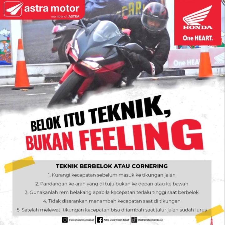 Astra Motor Imam Bonjol Edukasi Teknik Cornering: Belok Itu Teknik, Bukan Sekadar Feeling!   