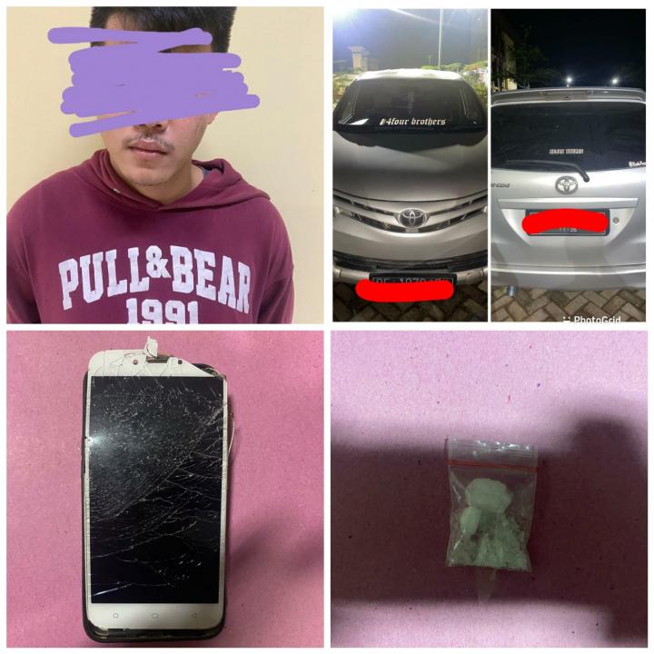 Simpan Sabu Dalam Mobil, Warga Pesawaran Ditangkap