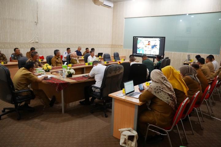 Pemprov Lampung Ikuti Rapat Koordinasi Pengendalian Inflasi dan Antisipasi Bencana Hidrometeorologi 