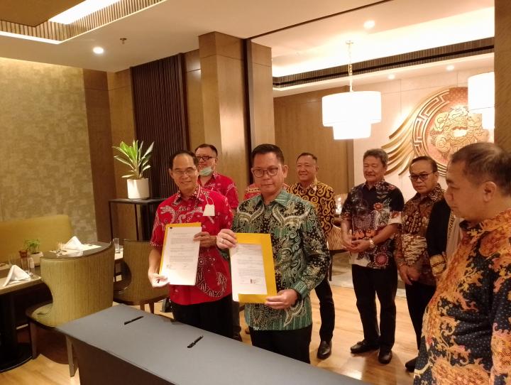 Penandatanganan MoU Persaja Dengan PSMTI Lampung 