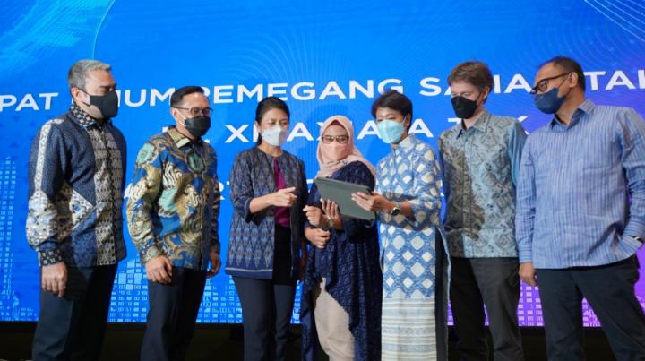 RUPS Tahunan 2022 PT XL Axiata Tbk. XL Axiata Bagikan Dividen Rp 552 Miliar