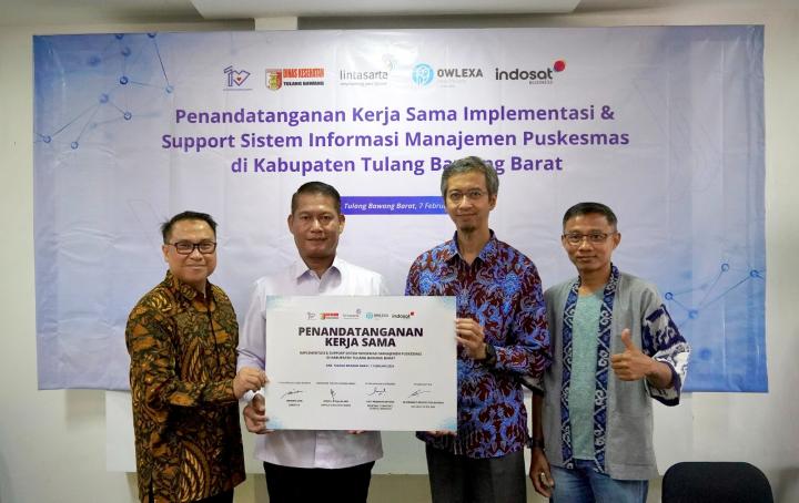 Indosat Ooredoo Hutchison dan Lintasarta Menjalin Kerjasama Strategis Dengan Pemkab Tulang Bawang Barat Terkait Implementasi Digitalisasi Faskes 