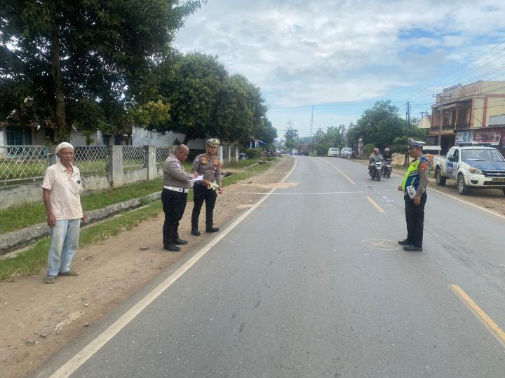 Ibu dan Balita Tewas Ditabrak Truk di Jalinsum Lampung Utara