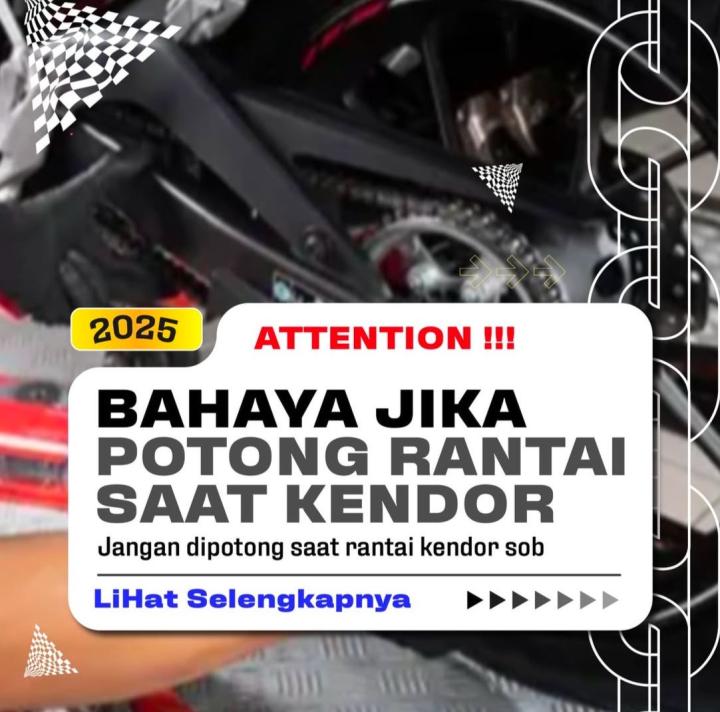 Bahaya Memotong Rantai Motor