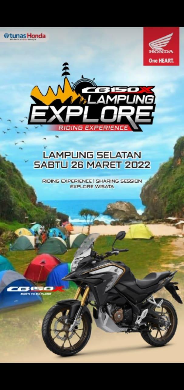 Tunas Honda dan Jaringannya NSS Kedaton Mengadakan CB150X Lampung Explore