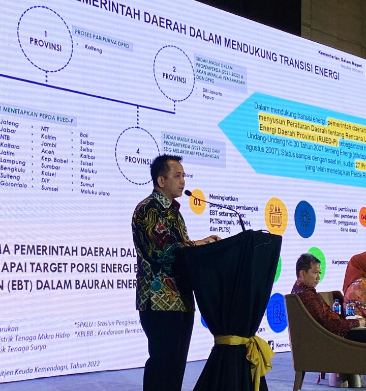 Kemendagri Paparkan Peran Pemda Terkait Belanja Daerah untuk Mendukung Transisi Energi