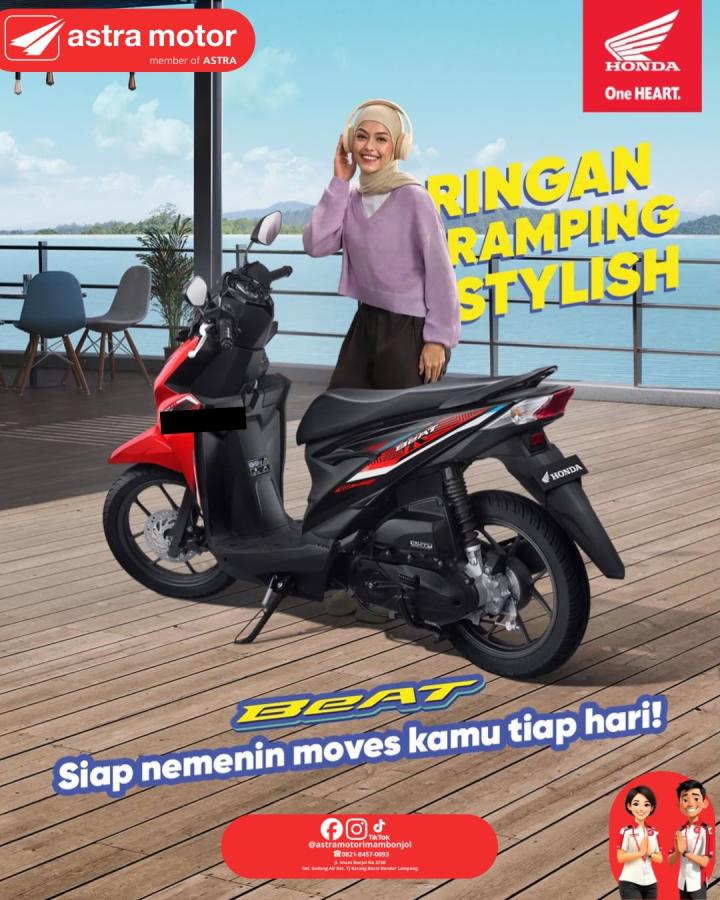Ringan dan Stylish, Honda BeAT Jadi Pilihan Utama Generasi Muda di Astra Motor Imam Bonjol