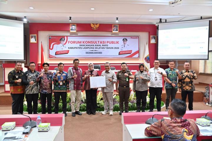 Himpun Aspirasi Masyarakat, Pemkab Lampung Selatan Gelar Forum Konsultasi Publik Rancangan Awal RKPD 2026   