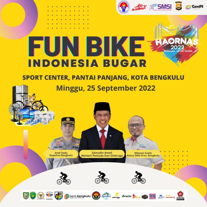 SMSI Bengkulu Gelar Fun Bike Haornas, 1500 Kupon Ludes!Â 