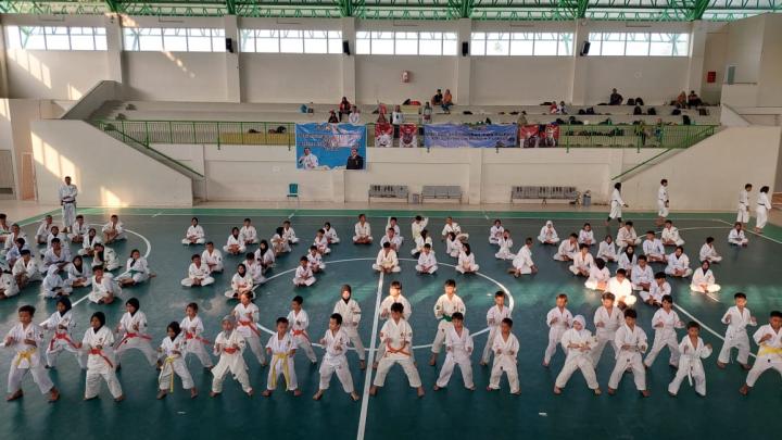 PERKEMI Lampung Laksanakan Ujian Kenaikan di Sport Center Universitas Islam Negeri Lampung