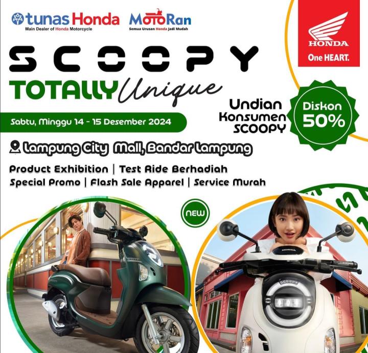 Warga Lampung Selatan Hadiri Launcing Scoopy Terbaru Dari Honda 