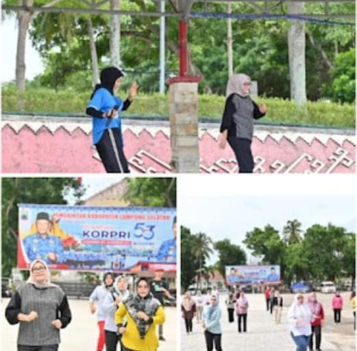 Ratusan Pegawai Ikuti Senam Bersama Yang di Selenggarakan Dinas Pemuda Dan Olahraga 