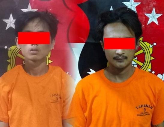 Bobol Rumah Lewat Atap, Dua Spesialis Pembobol Rumah Kosong di Bandar Lampung Ditangkap