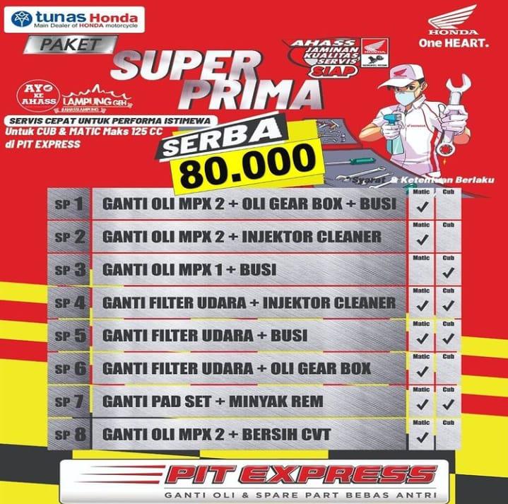 Paket Super Prima Dari AHASS NSS Kedaton