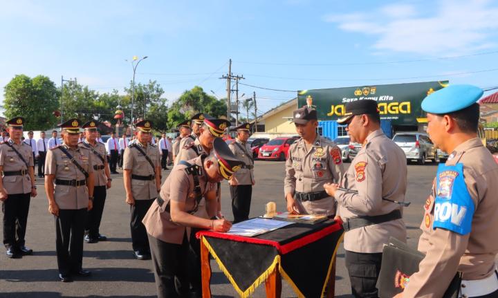 Polresta Bandar Lampung Rotasi Sejumlah Pejabat, Ini Daftar Nama yang Bergeser