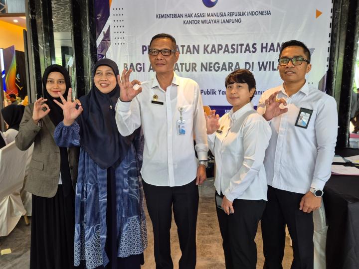 Kepala Kanwil Kemenham Lampung Basnamara Tegaskan Pentingnya Penguatan Kapasitas HAM Bagi ASN Sebagai Pondasi Utama Dalam Penyelenggaraan Pelayanan Publik 