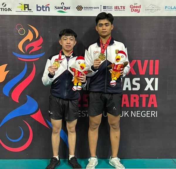 Sejarah Baru Tenis Meja POPNas: Ganda Putra Lampung Raih Emas, Beregu Sumbang Perunggu