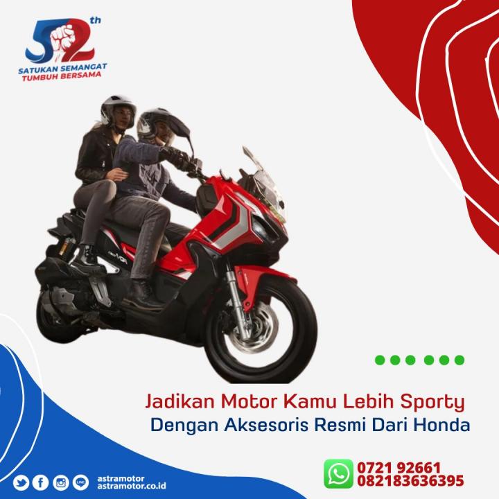 Jadikan Motor Kamu Lebih Sporty Dengan Aksesoris Resmi Dari Honda