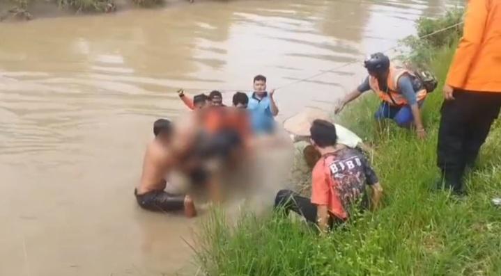 Diduga Kecelakaan Tunggal, Warga Metro Ditemukan Tewas di Irigasi Lampung Timur