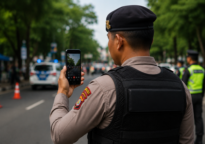 Anggota Dilarang Siaran Langsung Saat Bertugas, Ini Penjelasan Polda Lampung