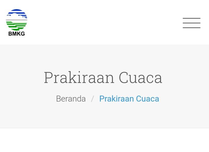 Prakiraan Cuaca Wilayah Lampung Kamis, 12 Agustus 2021