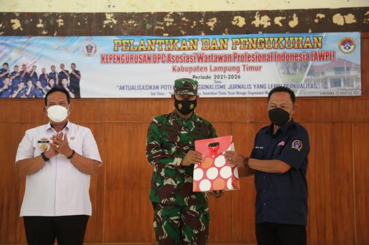 Wakil Bupati Lamtim Hadiri Pengukuhan DPC AWPI