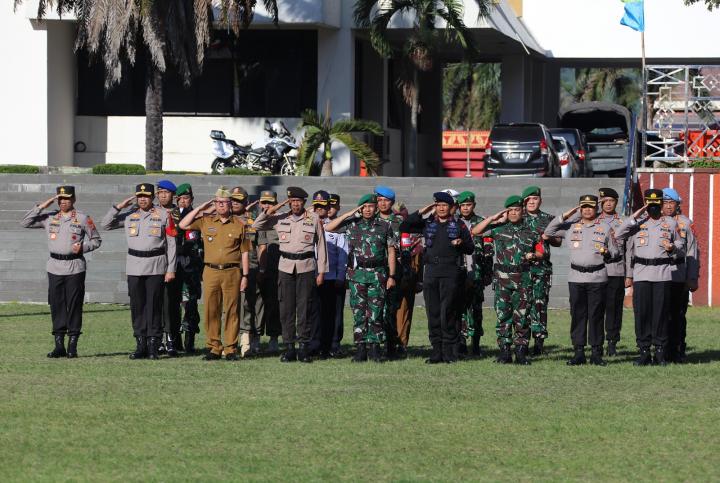 Sukseskan Kunker Ibu Negara bersama OASE KIM di Provinsi Lampung Besok, Pemprov Lampung Adakan Apel Gelar Pasukan Pengamanan