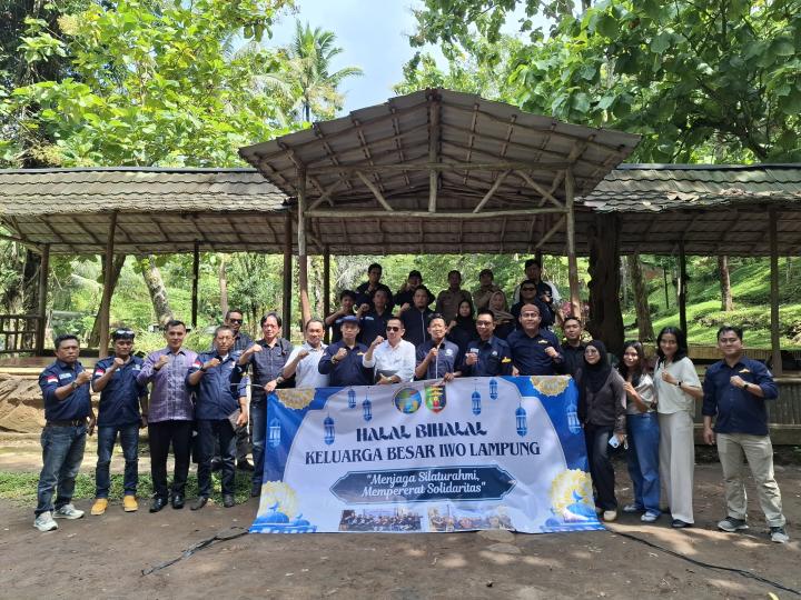 Gelar Halal Bihalal, IWO Lampung Komitmen Tingkatkan Kapasitas 