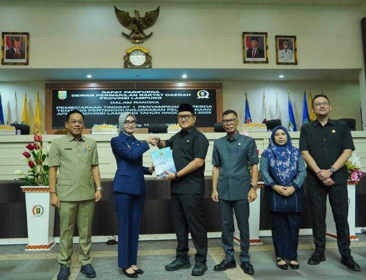 Pemprov Lampung Perkuat Transparasi dan Akuntabilitas Lewat Raperda Pertanggungjawaban APBD 2025