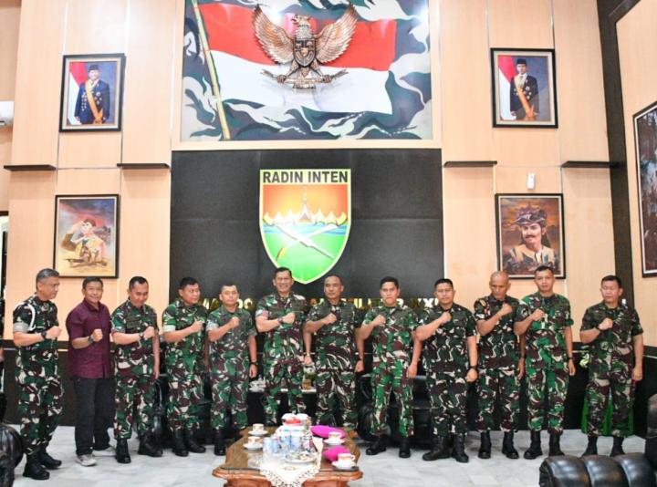 Danbrigif 4 Marinir Siap Perkuat Kolaborasi dengan Kodam XXI/Radin Inten untuk Jaga Keamanan Wilayah