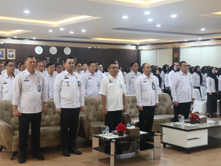 Kantor Wilayah Kementerian Hukum Lampung Laksanakan Kegiatan Penandatanganan Komitmen Bersama Pembangunan Zona Integritas (ZI) dan Pakta Integritas