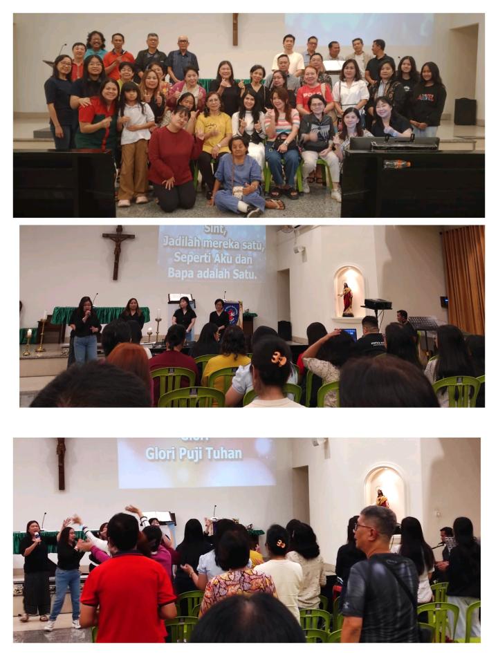 Praise and Worship PDPKK St. Lucia Hadirkan Caecilia Yuliani 