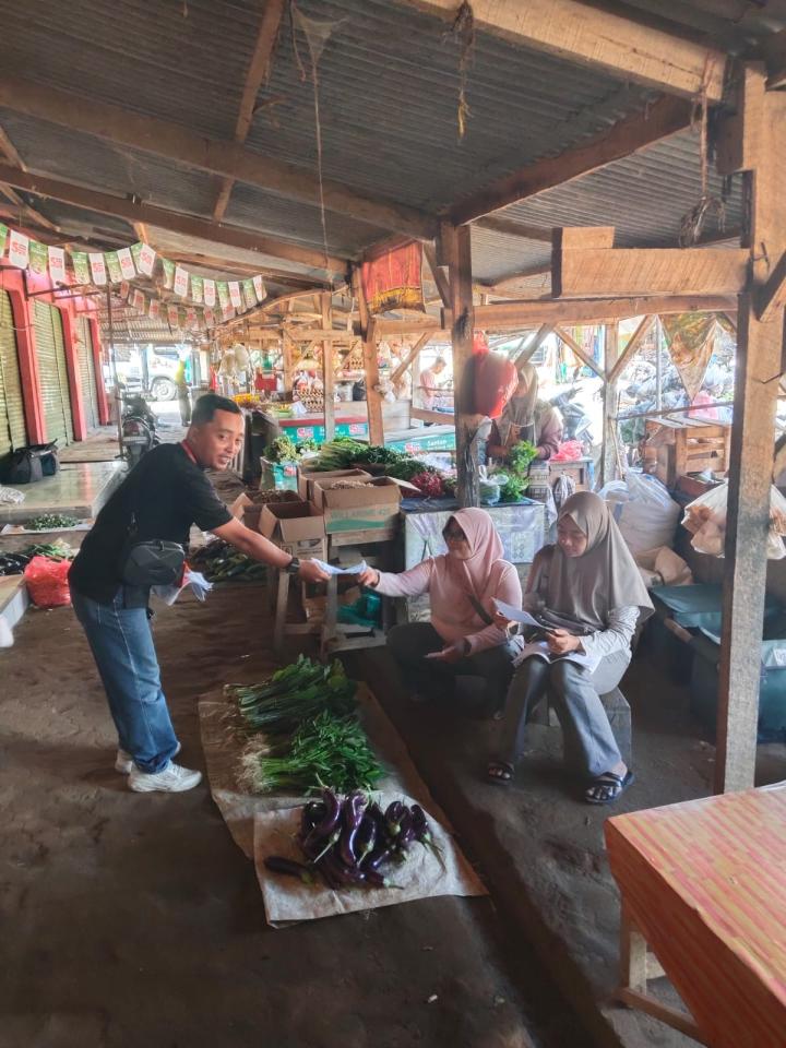 TDM Sekampung Lampung Timur Lakukan Kanvasing di Pasar 