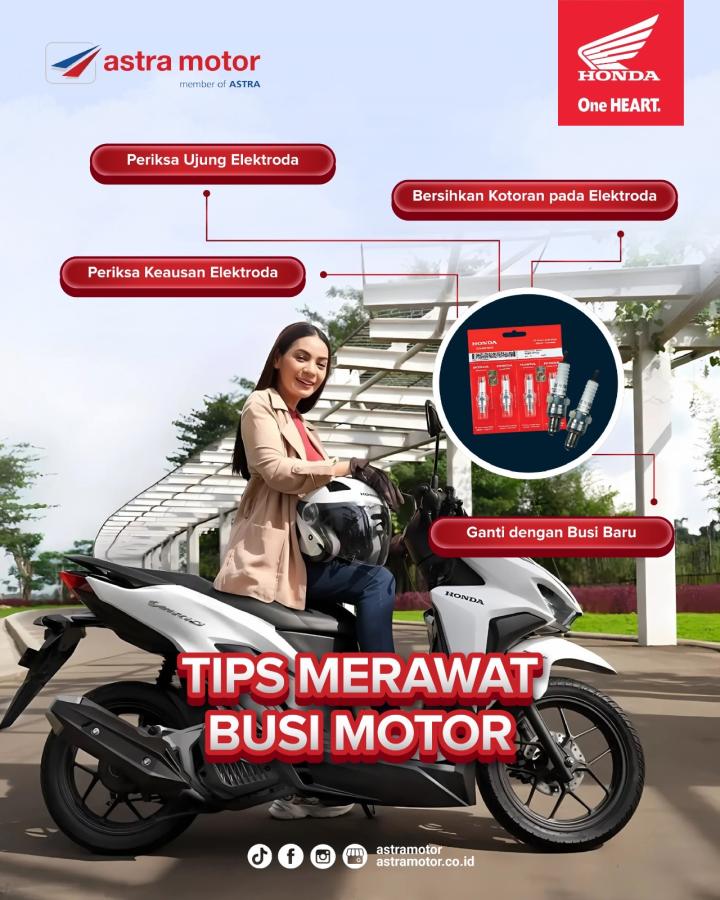 Tips Merawat Busi Motor