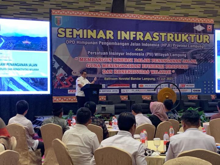 Pembangunan Infrastruktur dan Kualitas Jalan di Lampung Akan DiprioritaskanÂ 