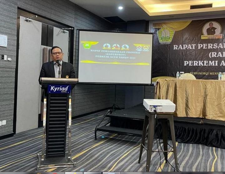 Ketum PB PERKEMI Hadiri Raperpov di Aceh