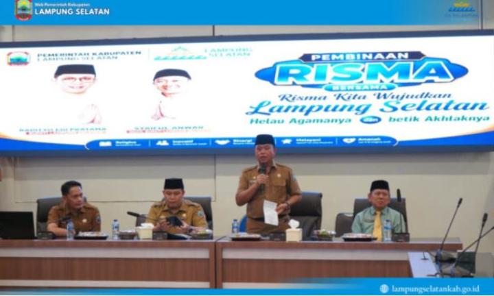 200 Remaja Islam Masjid Dibina, Pemkab Lampung Selatan Perkuat Karakter Religius dan Kepemimpinan Generasi Muda