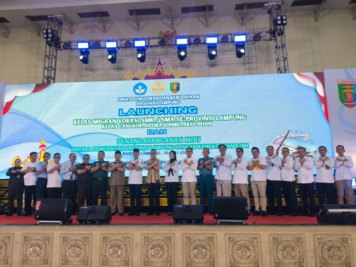 Lampung Luncurkan Program Kelas Migran Vokasi, Jadi Model Nasional Atasi Pengangguran Lulusan Sekolah