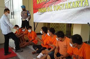Komplotan Curanmor Jaringan Lampung Dibekuk Polda DIY