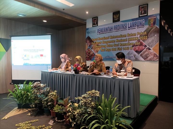 Jelang Bulan Suci Ramadhan, Pemprov Lampung Melalu Dinas Perindag Gelar Rakorda HBKN