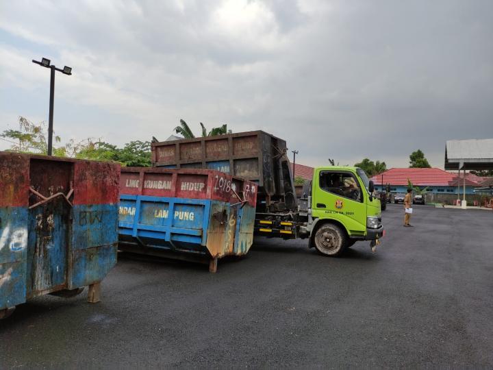 Pengadaan Kontainer Sampah Pada DLH Bandar LampungÂ Disidik Kejari