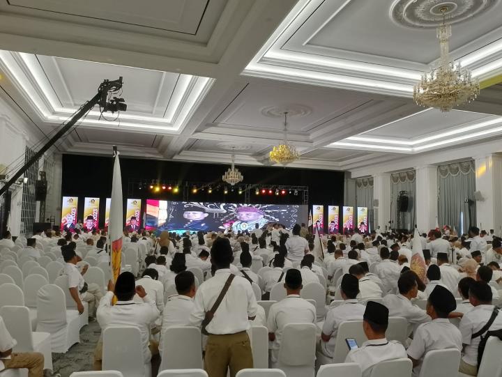 Gerindra Lampung Gelar Rapat Koordinasi Daerah di Gedung Graha Wangsa, Bandar LampungÂ 
