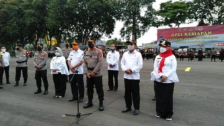 Kapolda Lampung Siapkan 3 Mobil Untuk Vaksinasi Keliling