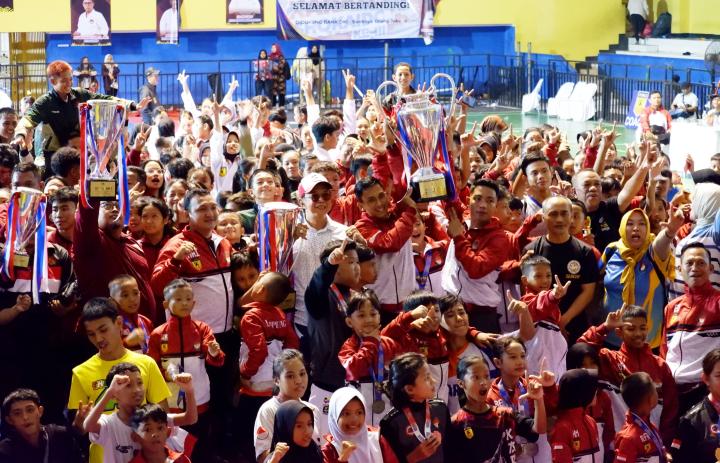 Lampung Juara Umum Kejurnas Karate Shokaido 2026, Raih 85 Medali