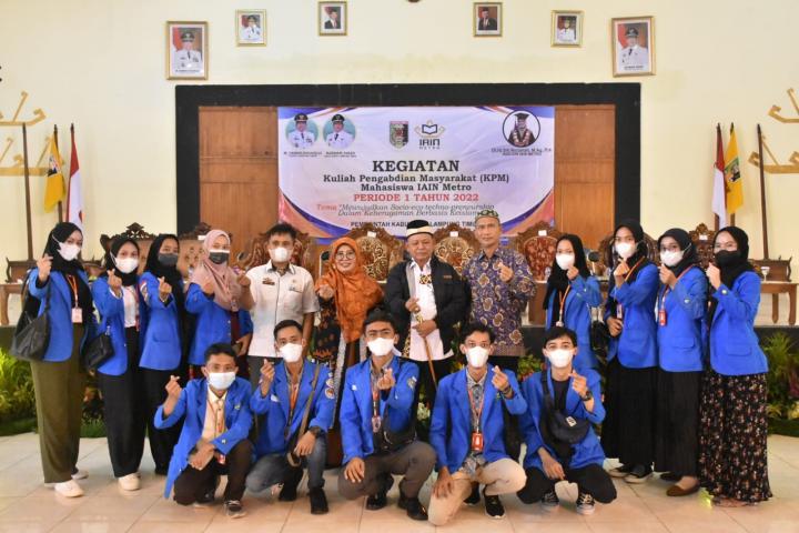 Pemkab Lamtim Terima Mahasiswa KPM IAIN Metro Tahun 2022