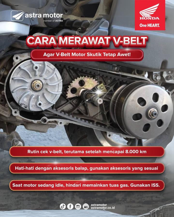 Peran Penting V-Belt Tersembunyi di Dalam CVT 