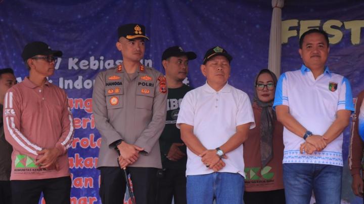 Festival Pendidikan Jadi Panggung Semangat Kota Metro, Kapolres Turun Langsung Kawal Antusias Warga