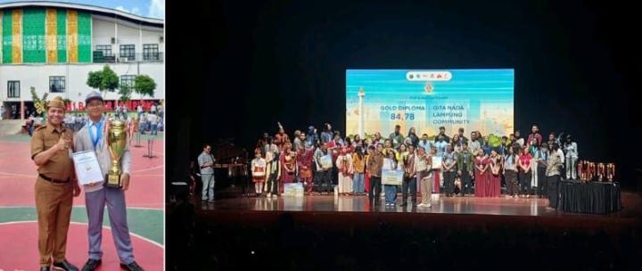 Piala Winner of Pop & Jazz International Choral Festival 2026 Hadir di Lampung   