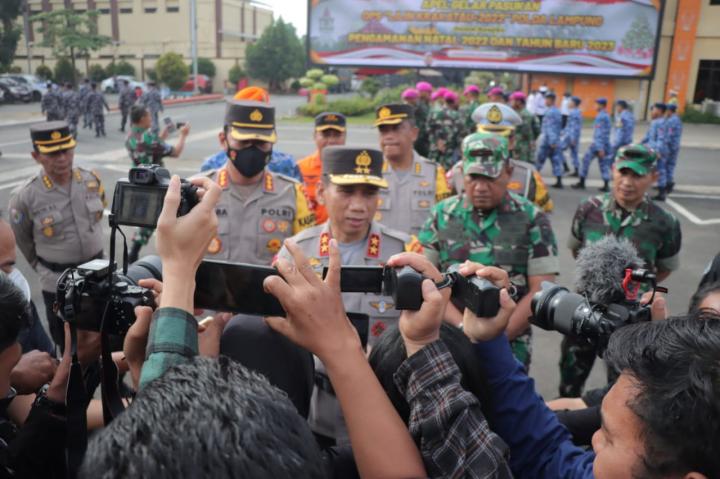 Back up Ops Lilin Krakatau 2022, Polda Lampung Tambah 255 PersonilÂ 